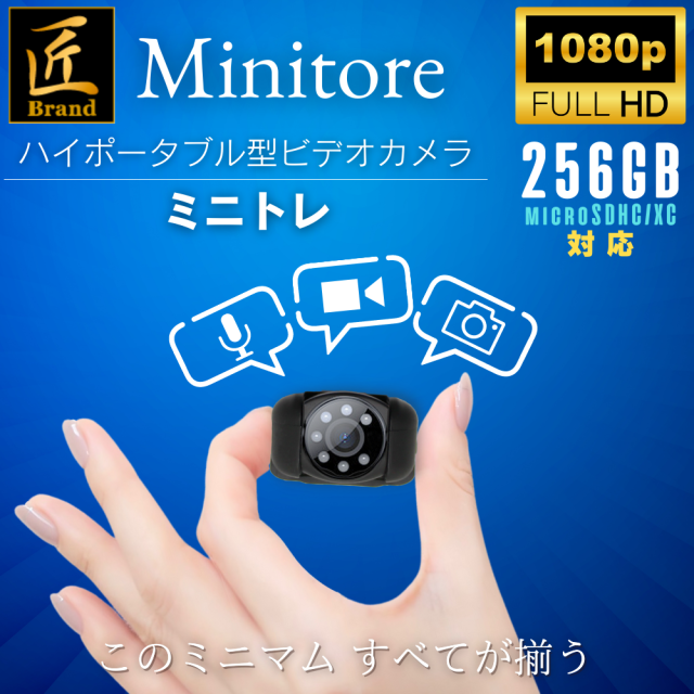 ハイポータブル型カメラ『Minitore』（ミニトレ）